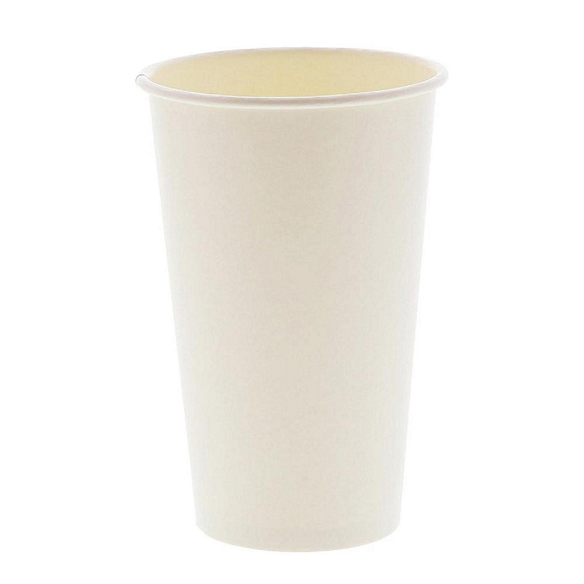 Edge Collections  - 16" - White Paper Cold Cups! Image