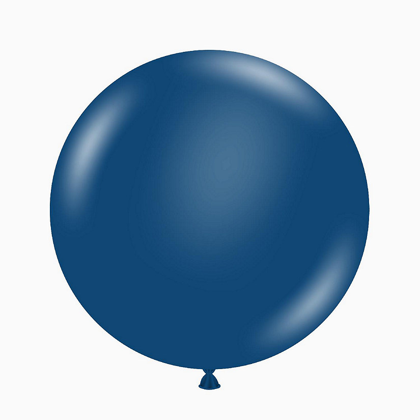 Edge Collections - 17" - Navy Blue - Pastel Balloons Image