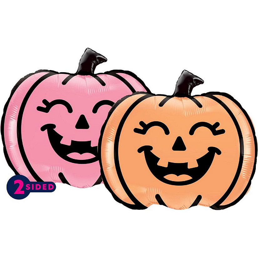 Edge Collections - 20" - Multicolor - Smiling Jack O lantern Inflatable Image