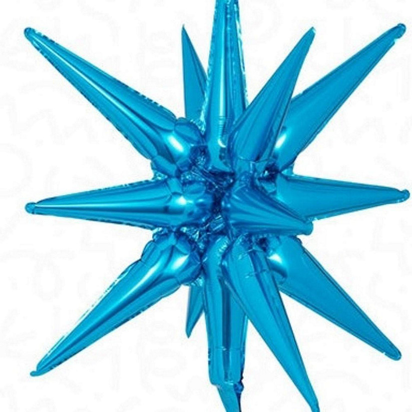 Edge Collections - 22" - Blue - Starburst Foil Balloon Image