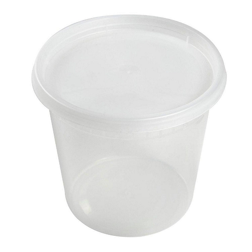 Edge Collections  - 24" - Clear Deli Containers and Lids! Image