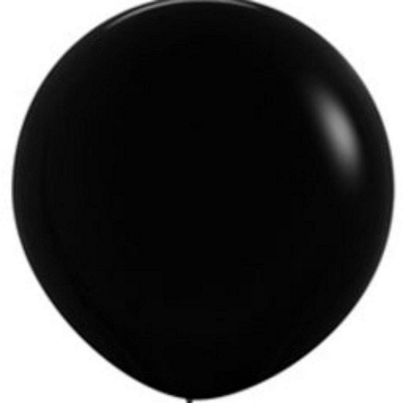 Edge Collections - 24" - Deluxe Black Balloons Image