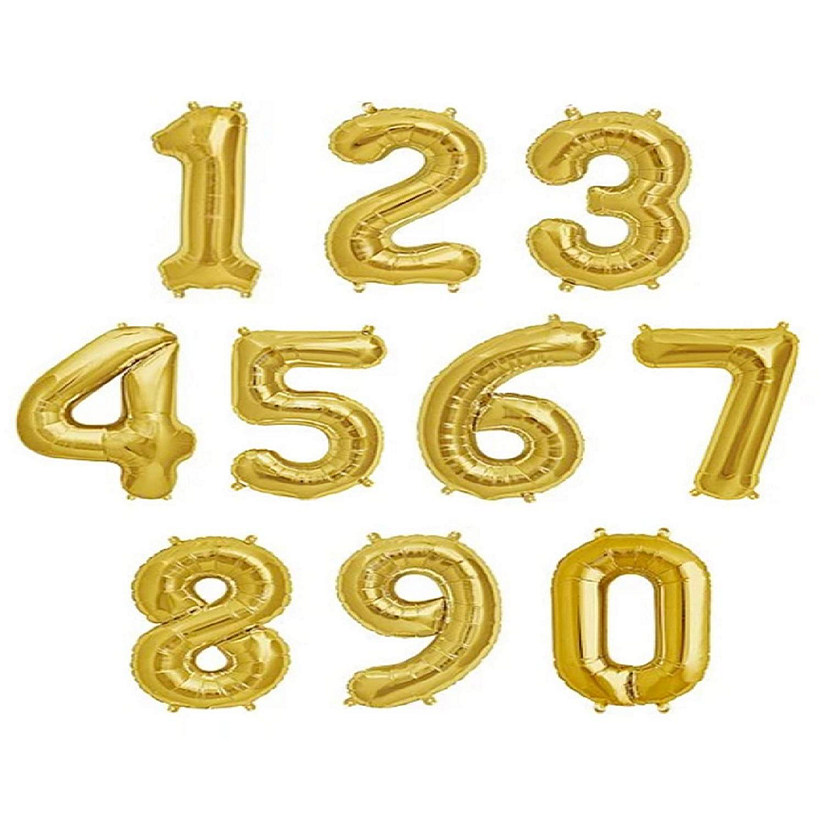 Edge Collections - 26" - Gold - Foil Numbers Image
