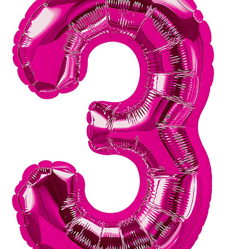 Edge Collections - 26" - Pink - Foil Number 3 Image