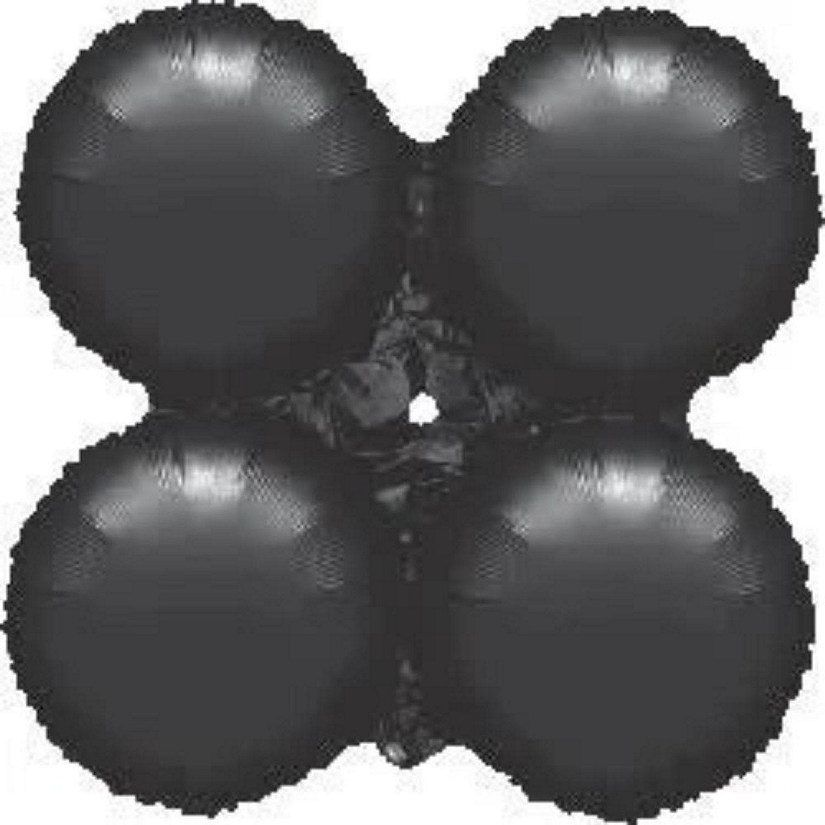 Edge Collections - 30" - Black - Quad Arch Balloons Image