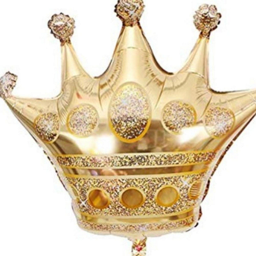 Edge Collections - 30" - Gold Crown Foil Balloon Image