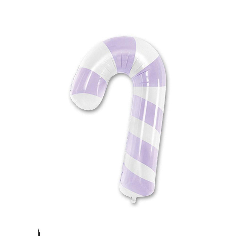 Edge Collections - 30" - Lavender Candy Cane Balloon Image