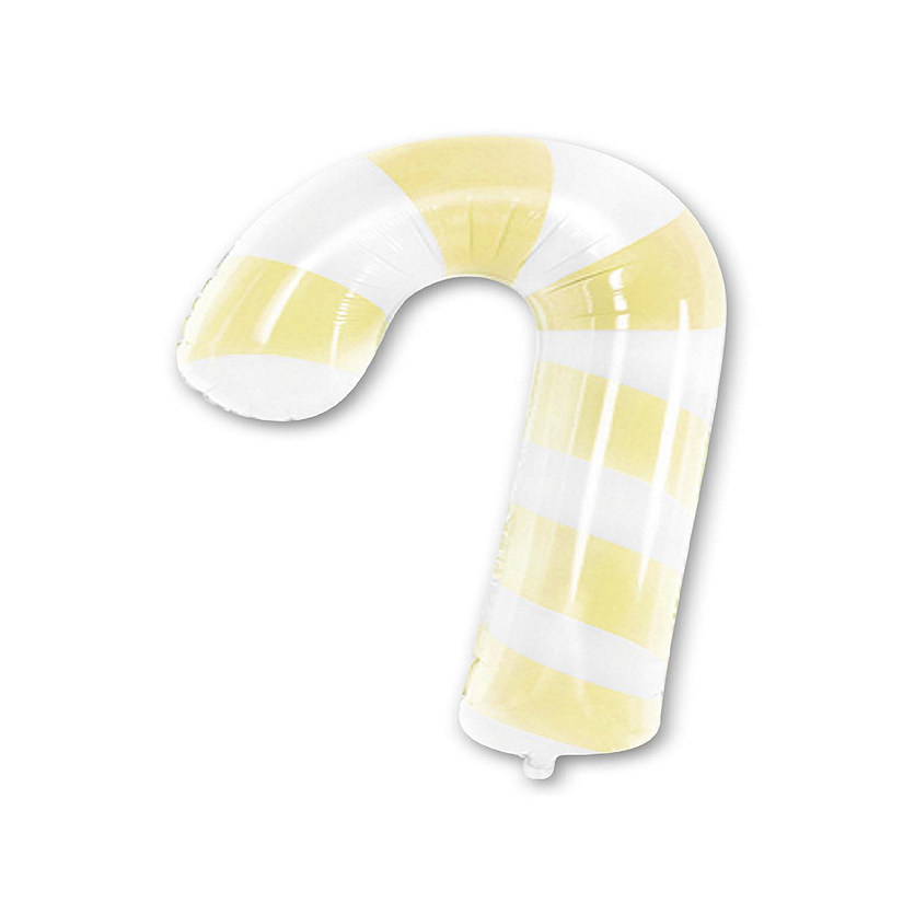 Edge Collections - 30" - Yellow - Inflatable Candy Cane Ornament Image