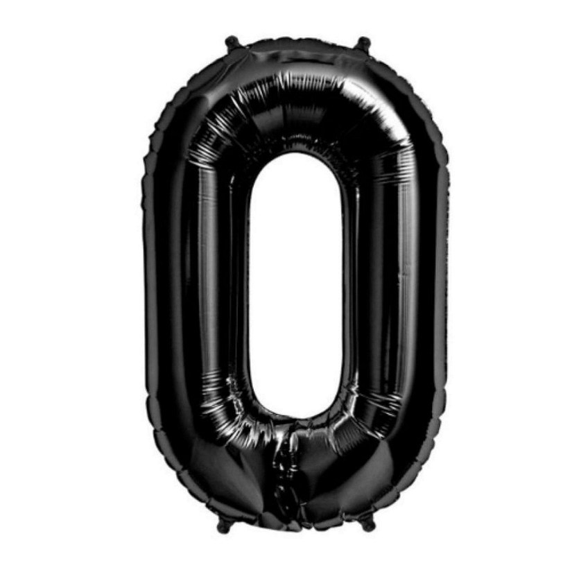 Edge Collections - 34" - Black - Foil Numbers 0 Image