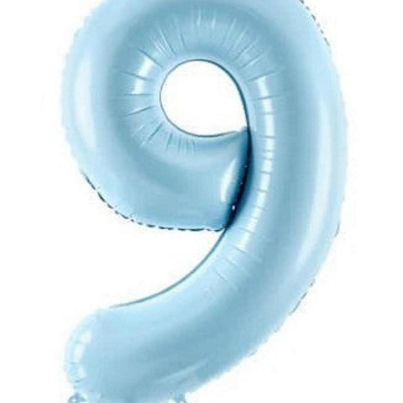Edge Collections - 34" - Blue - Pastel Foil Number 9 Image