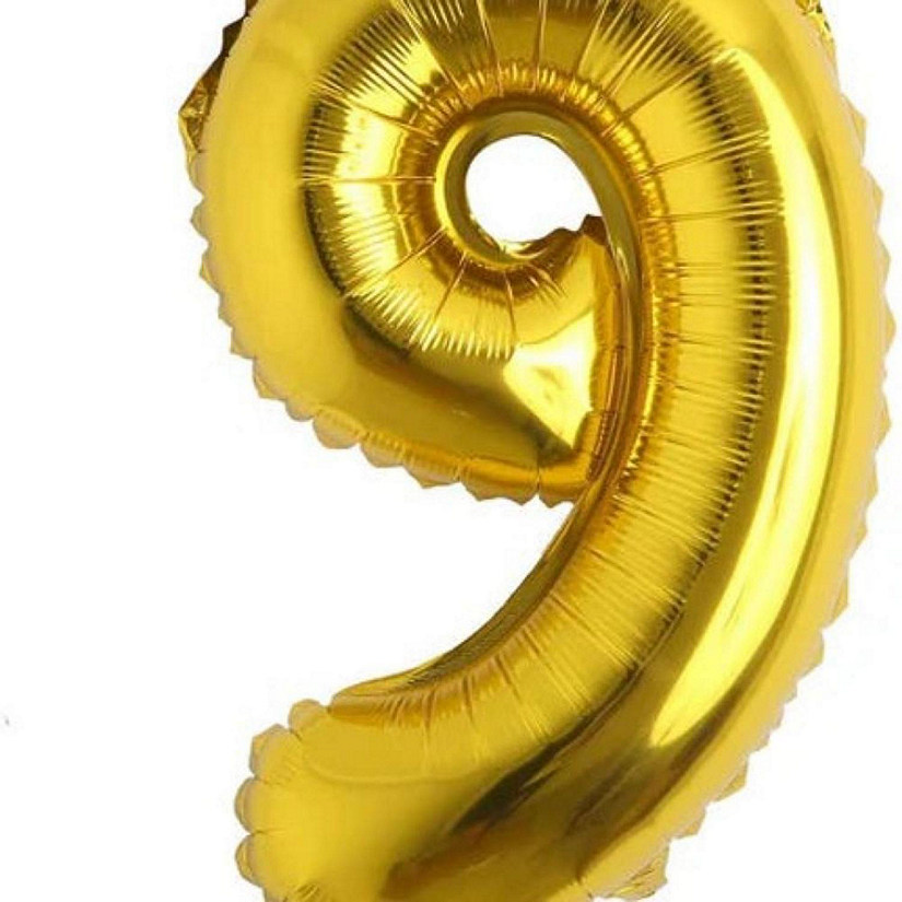 Edge Collections - 34" - Gold - Foil Number 9 Image