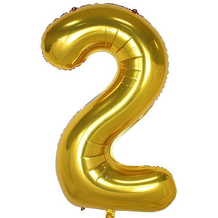 Edge Collections - 34" - Gold - Foil Numbers Two Image
