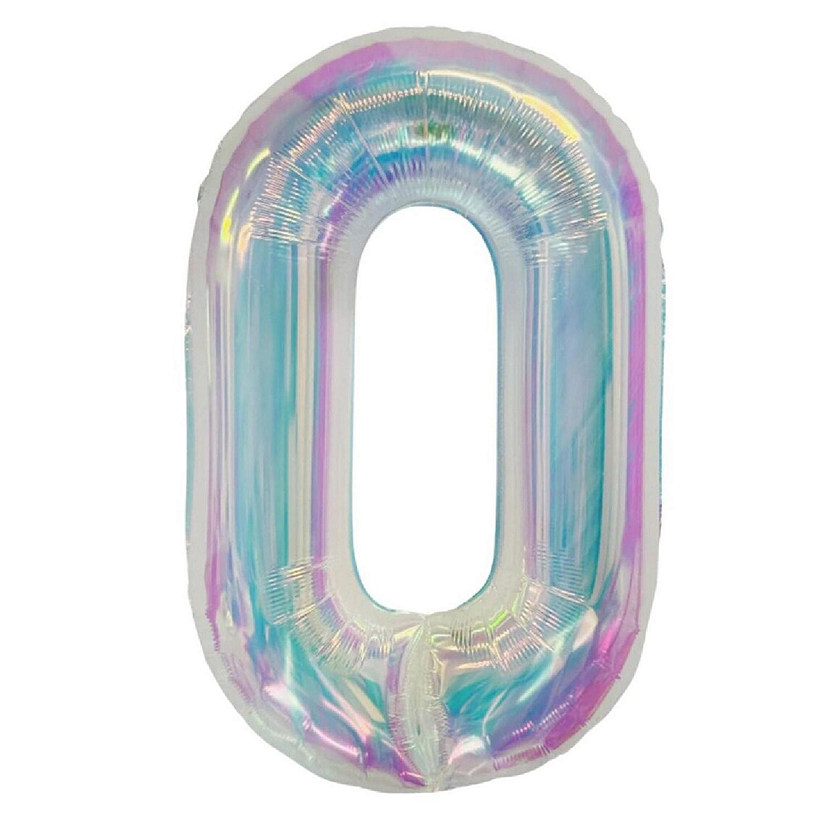 Edge Collections - 34" - Iridescent - Foil Numbers 0 Image