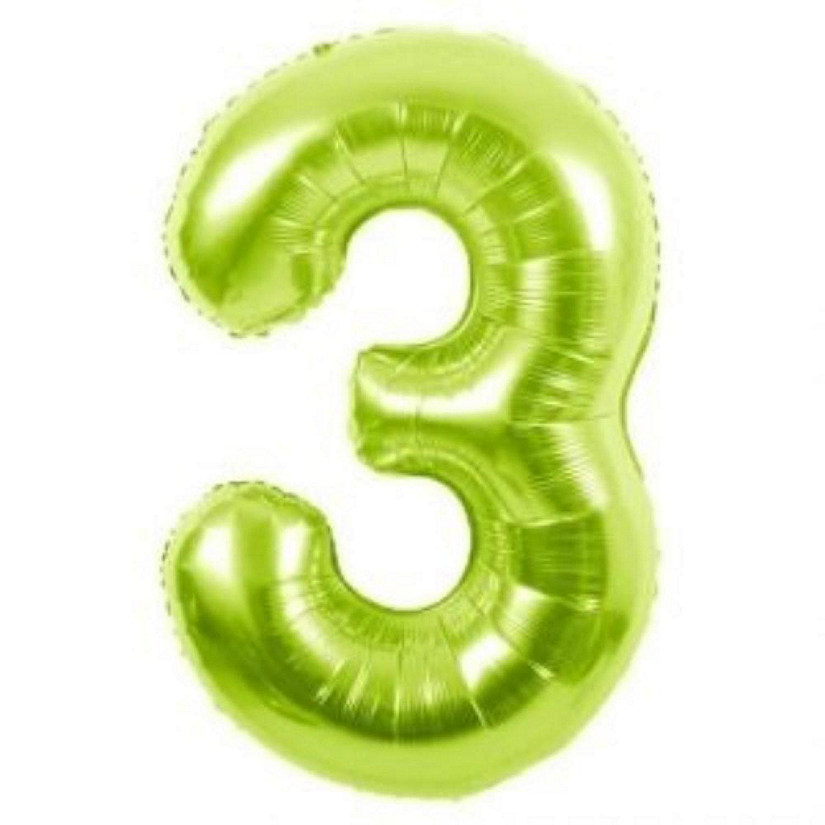 Edge Collections - 34" - Lime Green - Foil Number 3 Image