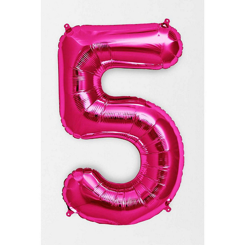 Edge Collections - 34" - Pink - Foil Number 5 Image
