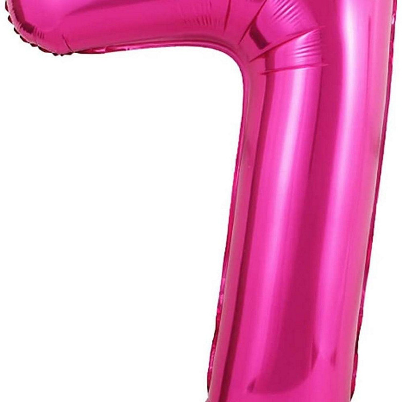Edge Collections - 34" - Pink - Foil Number 7 Image