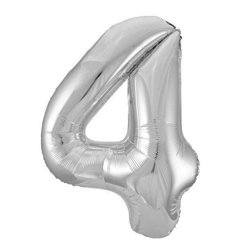 Edge Collections - 34" - Silver - Foil Numbers 2 Image