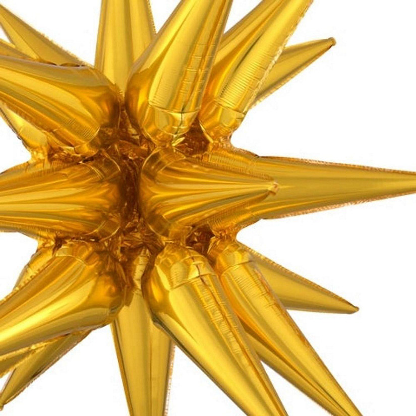 Edge Collections - 35" - Gold Magic Star Foil Balloon Image