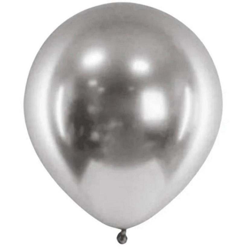 Edge Collections - 36" - Premium Chrome Silver Balloons Image