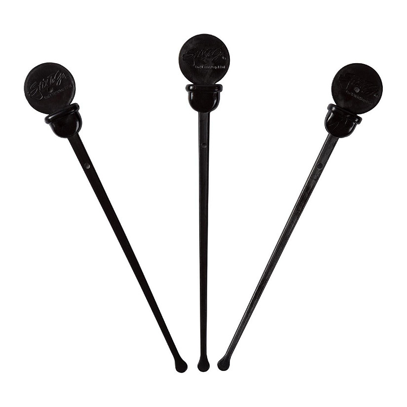 Edge Collections  - 4.75" - Black Stir Stix Plugs! Image