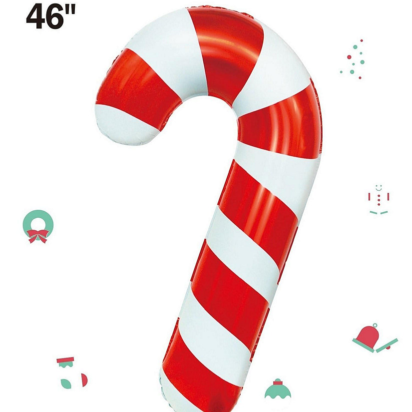 Edge Collections - 46" - Red - Candy Cane Decoration Image