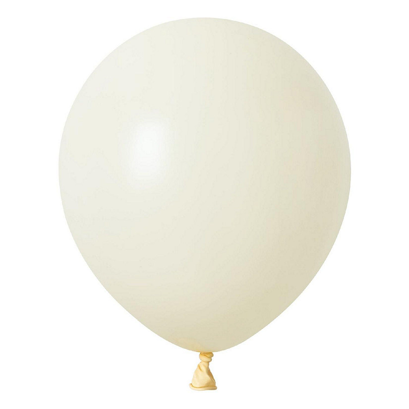Edge Collections - 5" - Ivory - Premium Latex Balloon Image