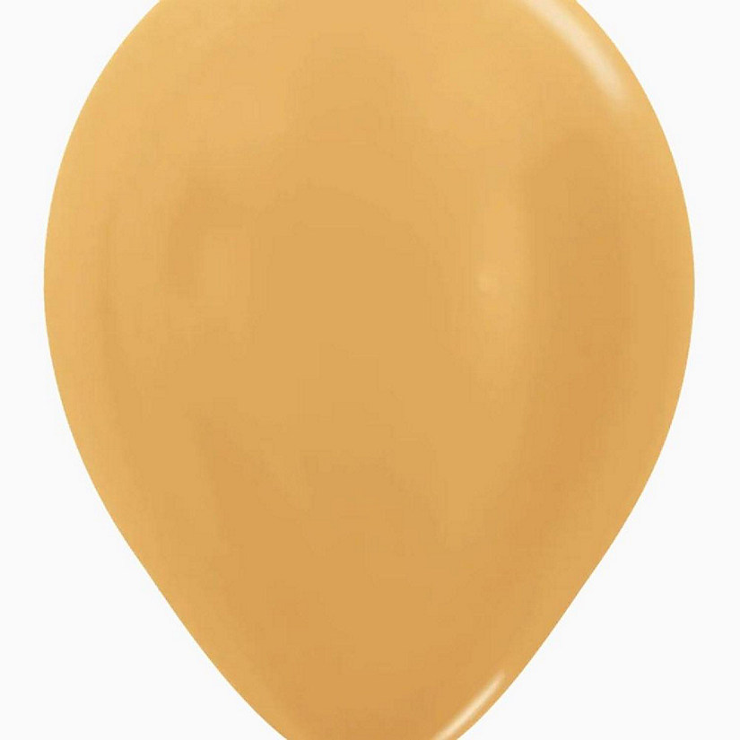 Edge Collections - 5" - Metallic Gold Balloons Image