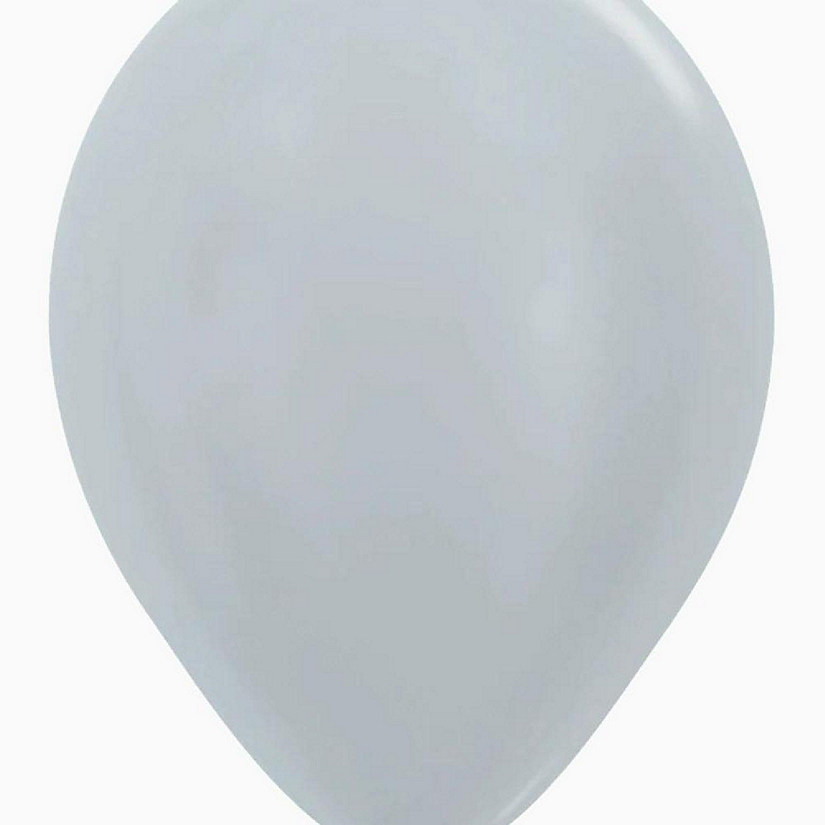 Edge Collections - 5" - Metallic Silver Balloons Image