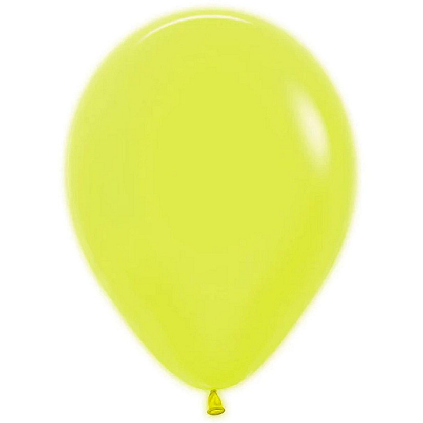 Edge Collections - 5" - Neon Yellow Balloons Image