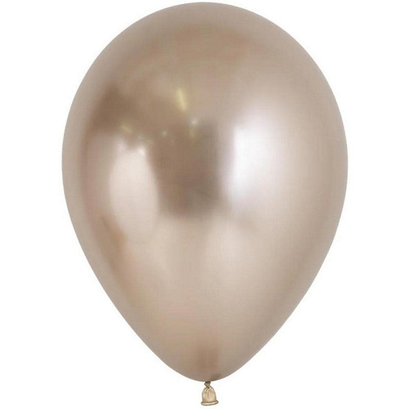 Edge Collections - 5" - Reflex Champagne Gold Balloons Image