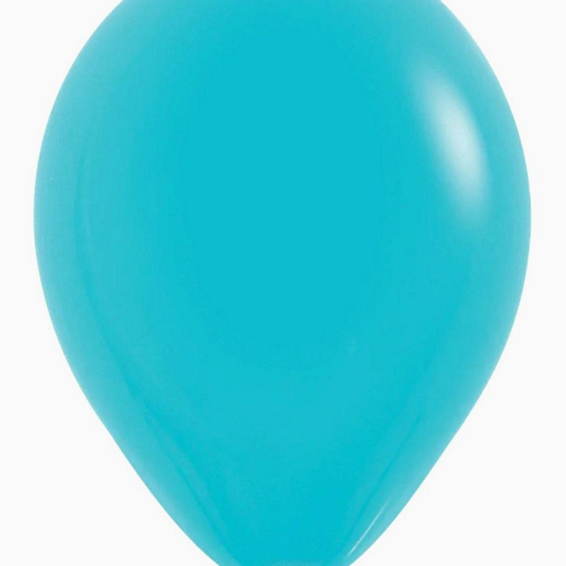 Edge Collections - 5" - Turquoise - Deluxe Balloons Image