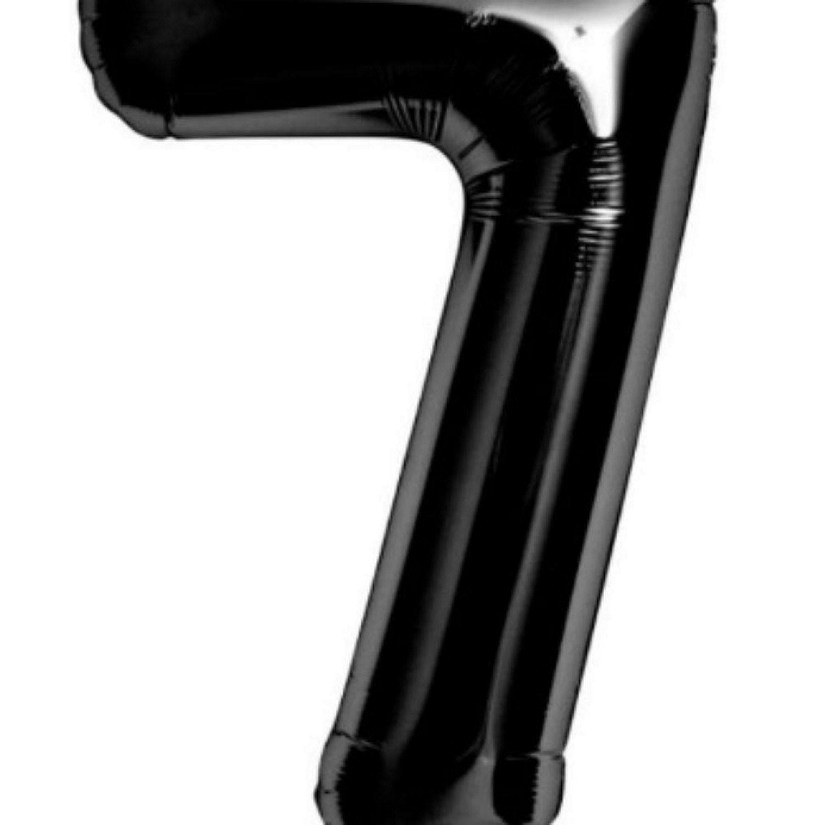 Edge Collections - 52" - Black - Foil Number 7 Image