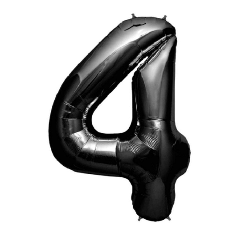Edge Collections - 52" - Black - Foil Numbers 4 Image