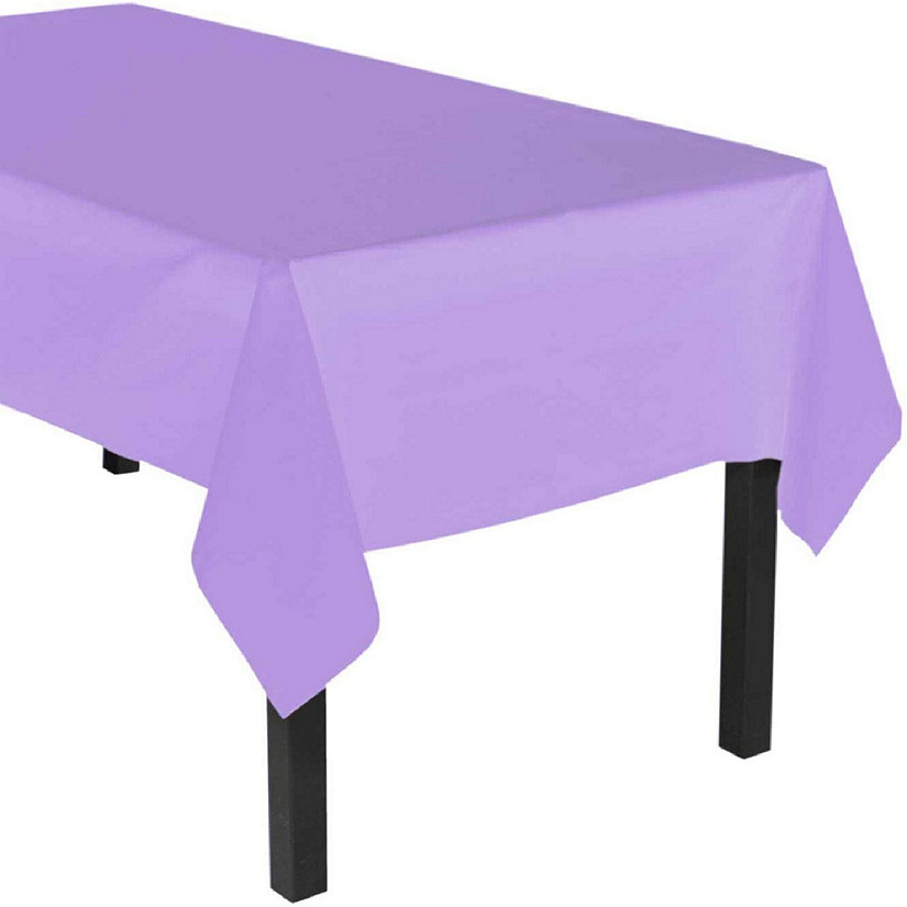 Edge Collections - 54" x 108" - Lavender - Heavy Duty Tablecovers Image