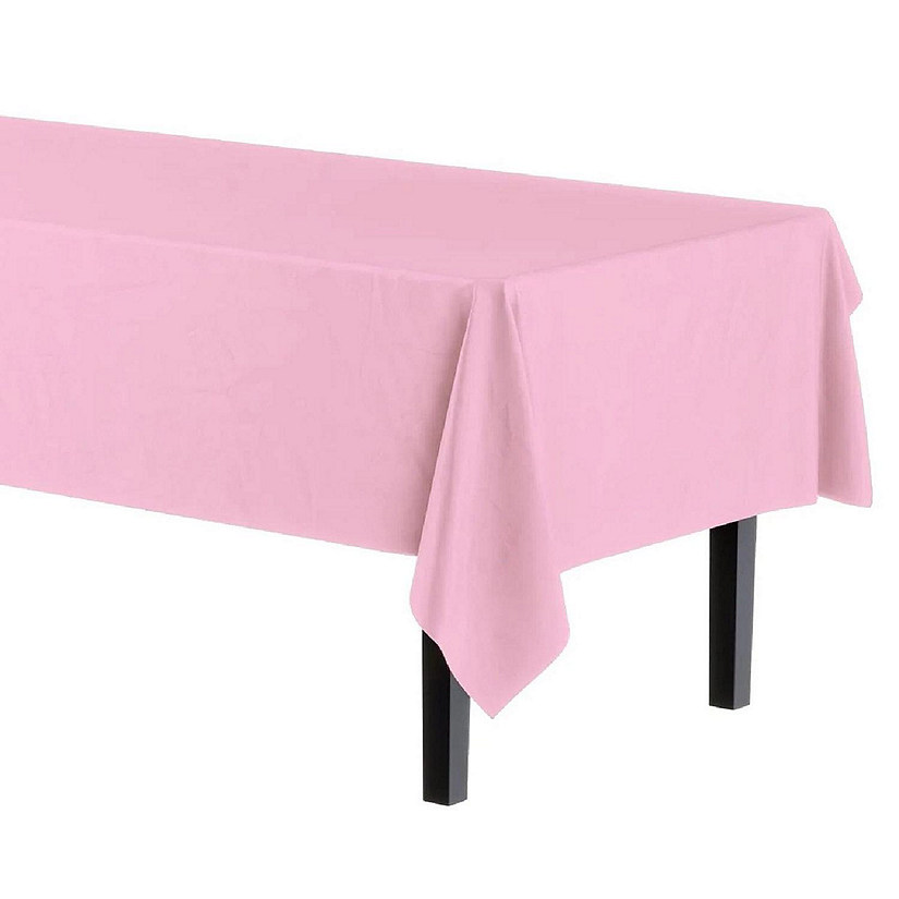 Edge Collections - 54" x 108" - Pink - Heavy Duty Tablecovers Image