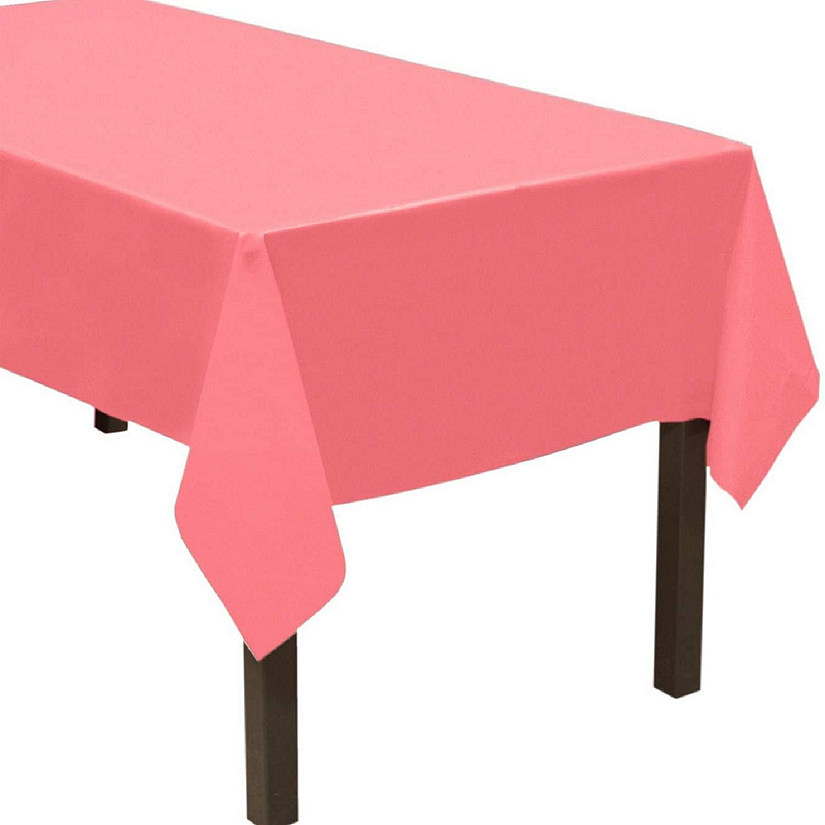Edge Collections - 54" x 108" - Pink - Heavy Duty Tablecovers Image