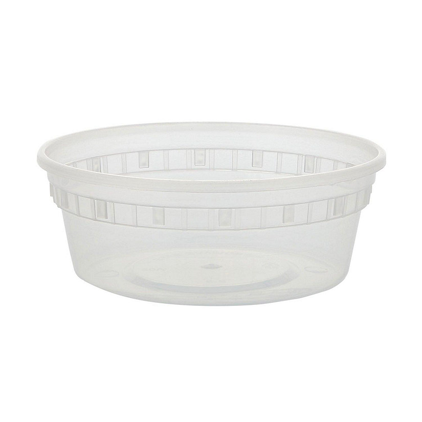 Edge Collections  - 8" - Clear Bulk Deli Containers (No Lids) Image