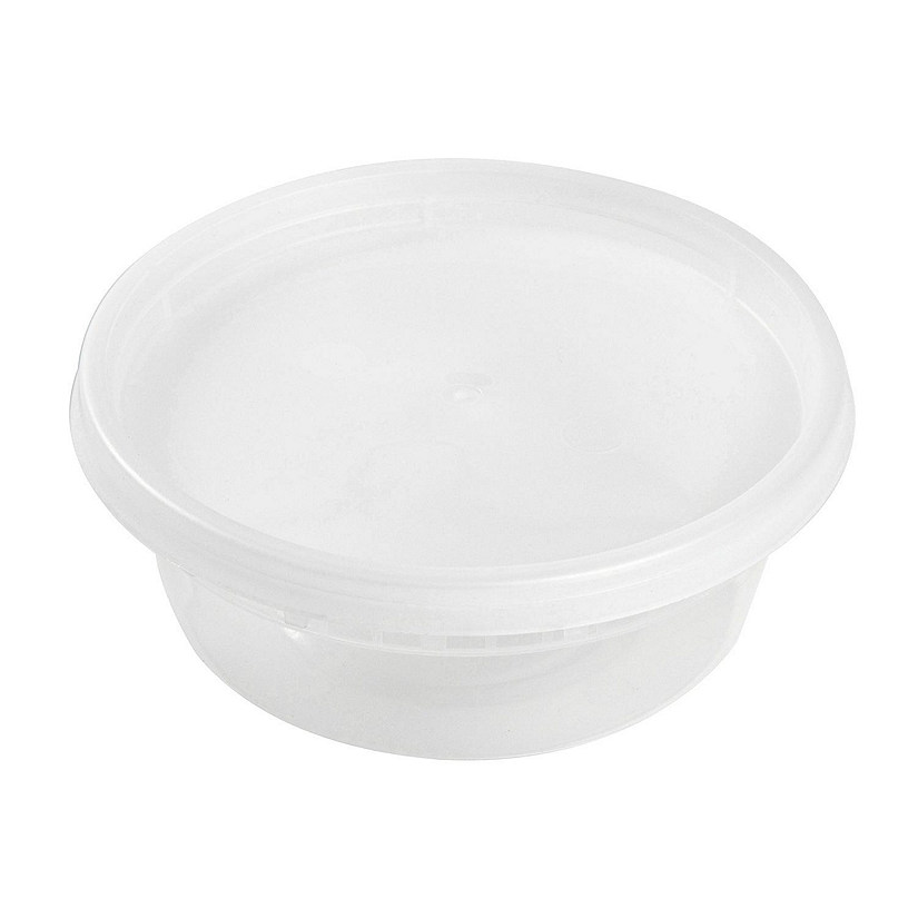 Edge Collections  - 8" - Clear Deli Containers and Lids! Image