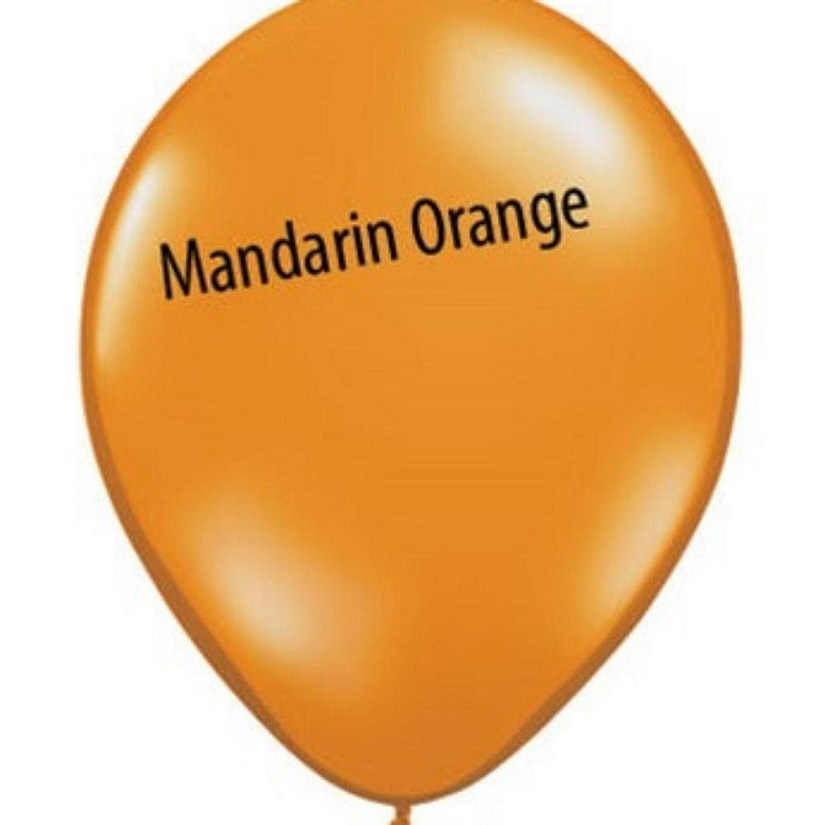 Edge Collections - 9" - Mandarin Orange Balloons Image