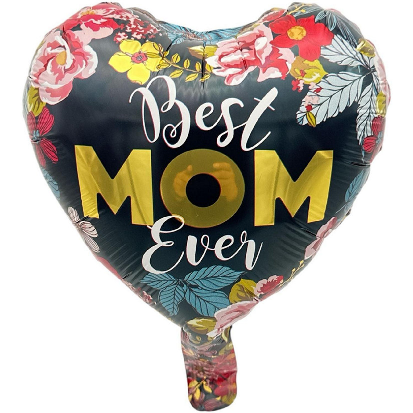 Edge Collections - 9" - Multicolor - Heart Balloons Make Mom's Day Image