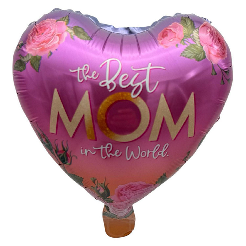 Edge Collections - 9" - Multicolor - Heart love Balloon Image