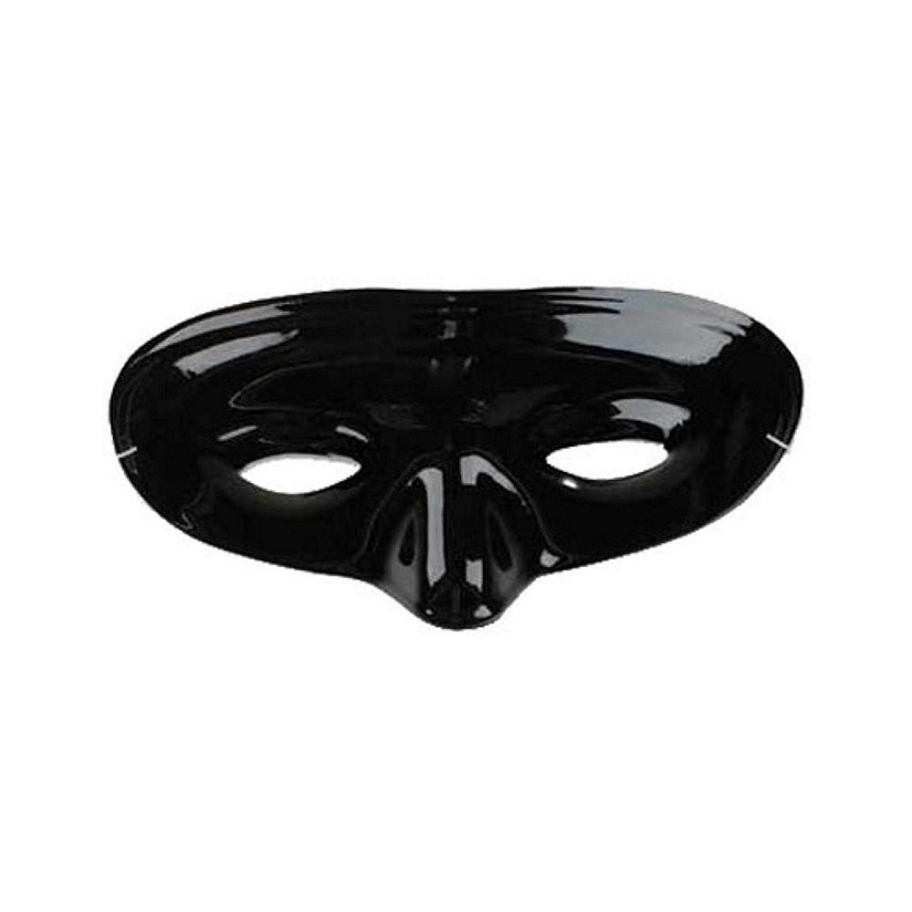Edge Collections - Black - Half Mask - Shiny Plastic Image