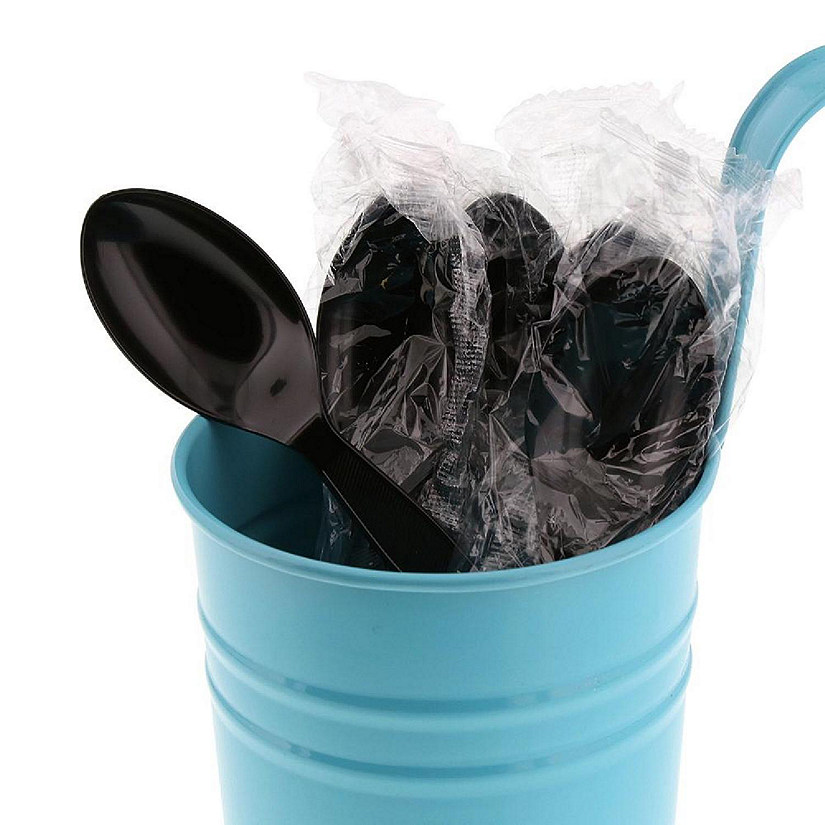 Edge Collections  - Black Wrapped Teaspoons! Image