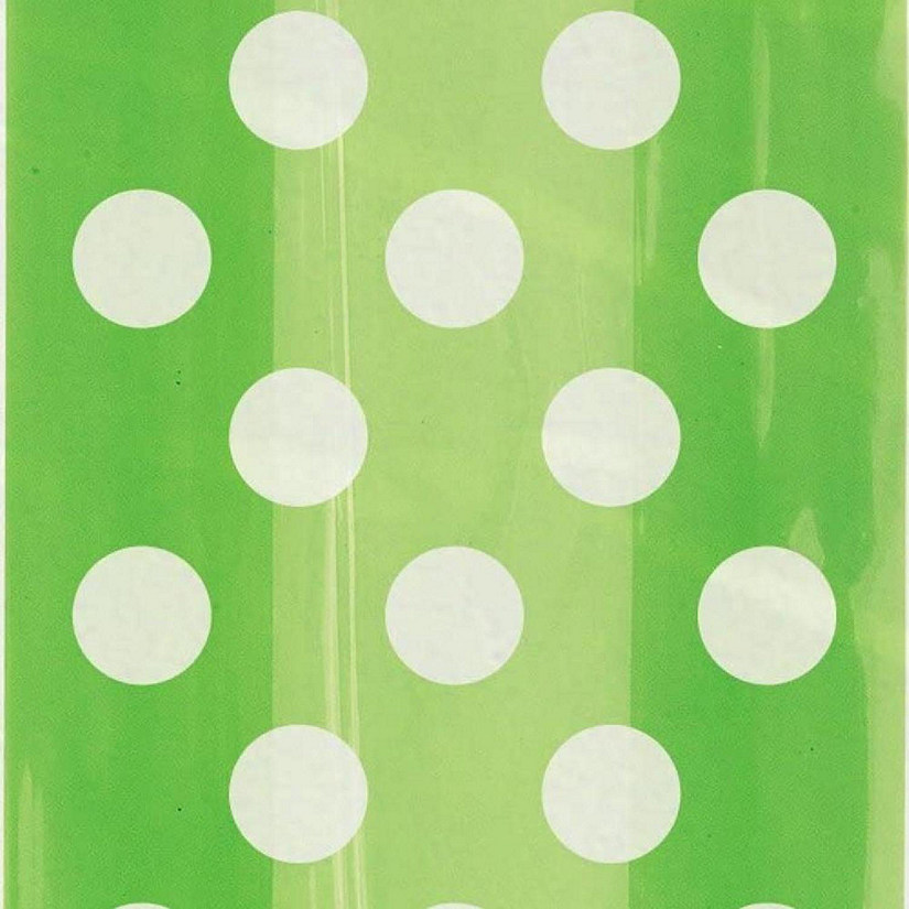 Edge Collections - Mint Green - Polka Dot Cello Bags Image