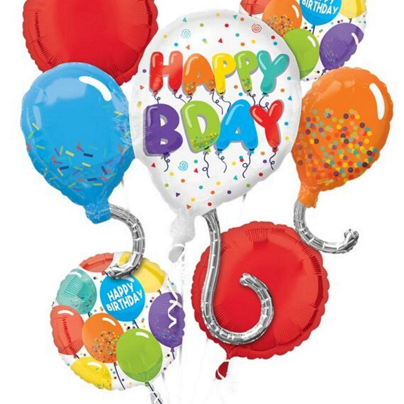 Edge Collections - Multicolor - Birthday Balloon Bouquet Image