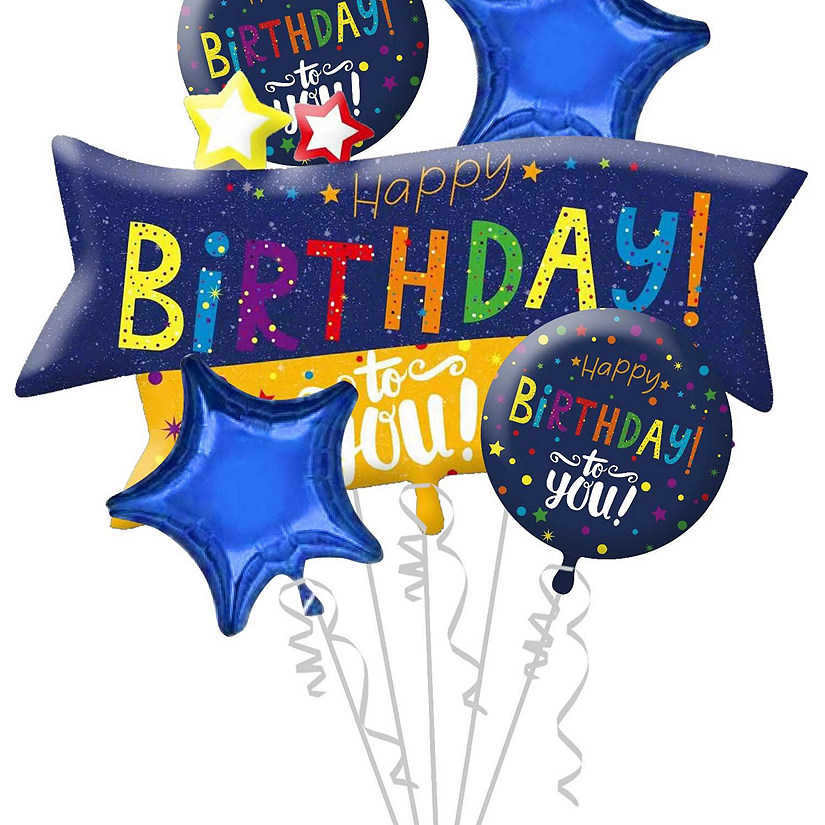 Edge Collections - Multicolor - Foil Balloon Bouquet Image