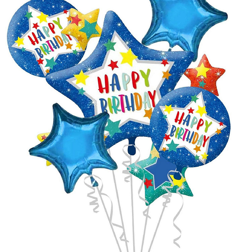 Edge Collections - Multicolor - Foil Balloon Bouquet Image