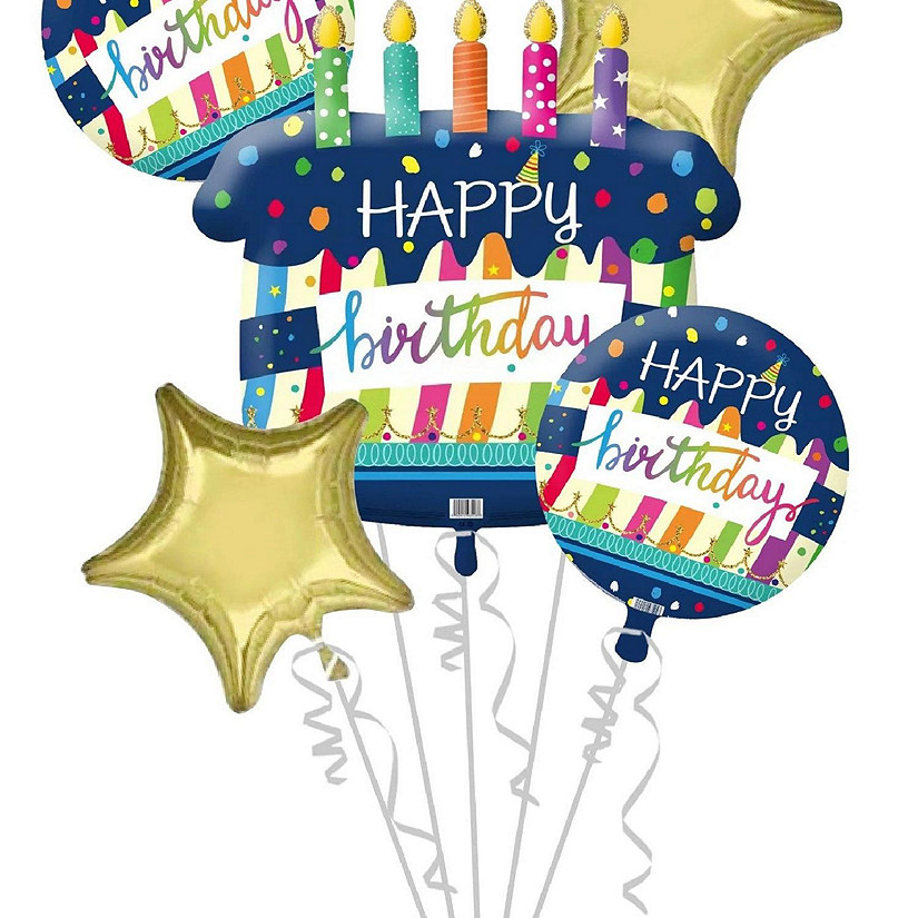 Edge Collections - Multicolor - Foil Balloon Bouquet Image