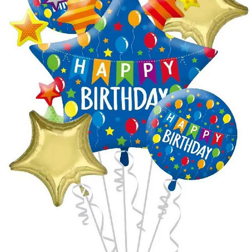 Edge Collections - Multicolor - Foil Balloon Bouquet Image