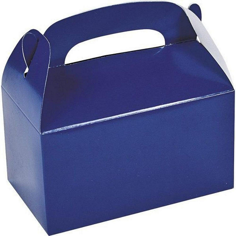 Edge Collections - Navy Blue - Solid Color Treat Boxes Image
